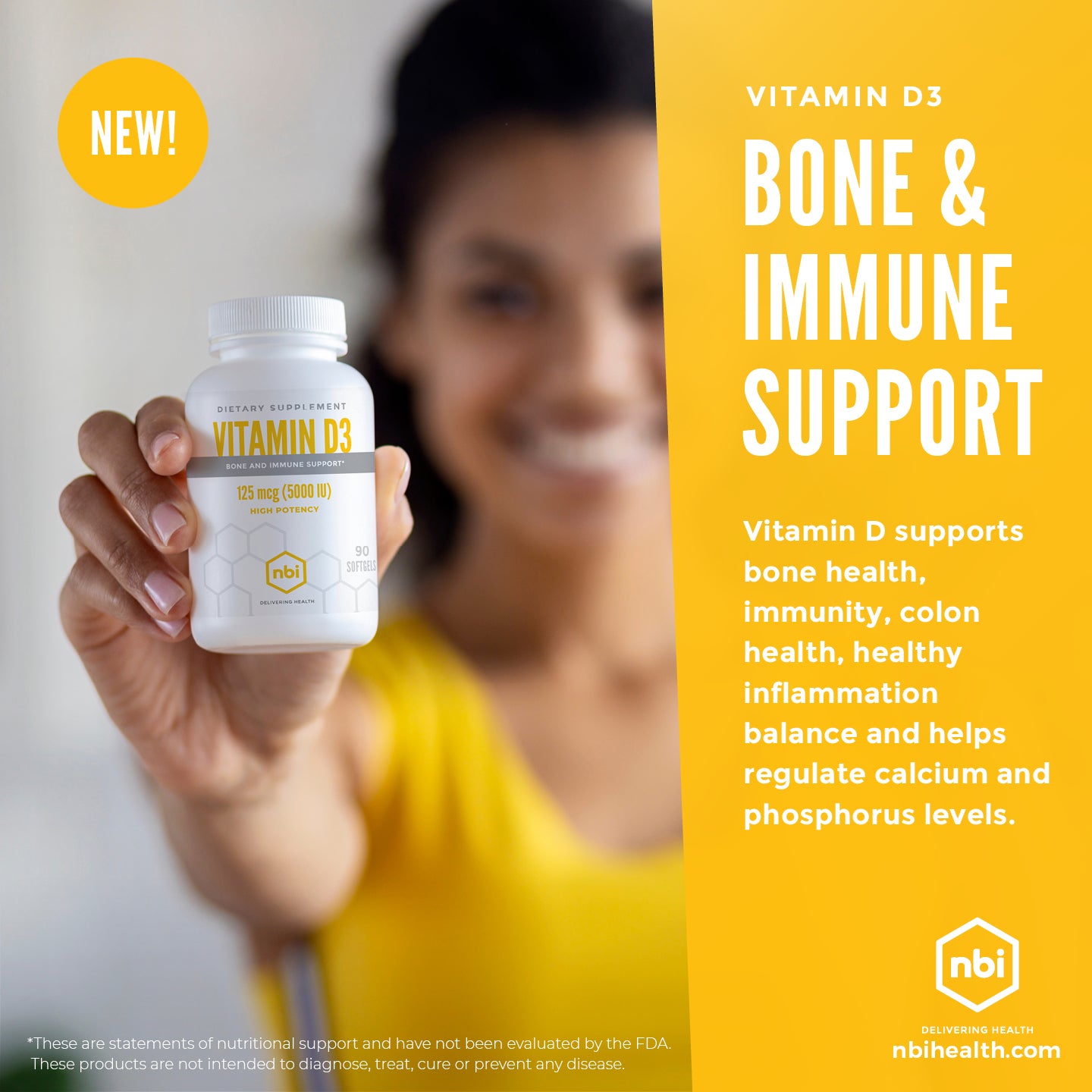 Vitamin D3 125 mcg (5000 IU) - NBI