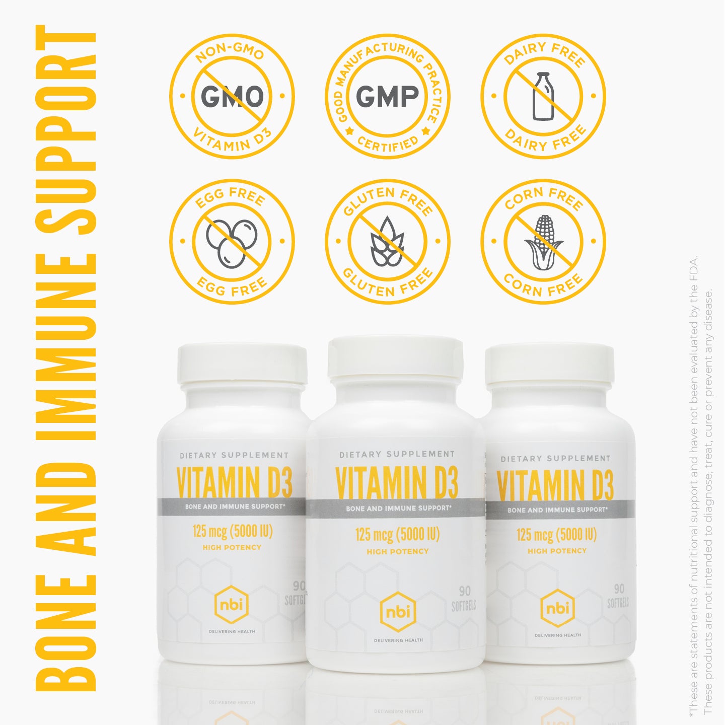 Vitamin D3 125 mcg (5000 IU) - NBI