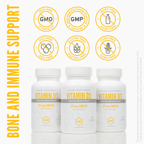 Vitamin D3 125 mcg (5000 IU) - NBI