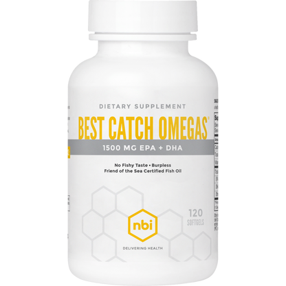 Best Catch Omegas fish oil supplement with EPA and DHA by NBI
