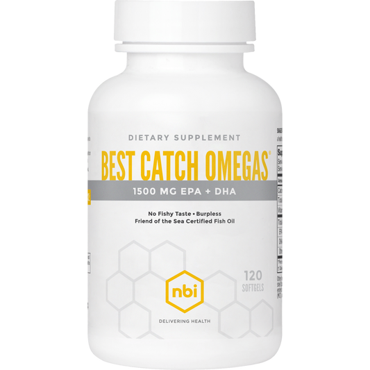 Best Catch Omegas fish oil supplement with EPA and DHA by NBI