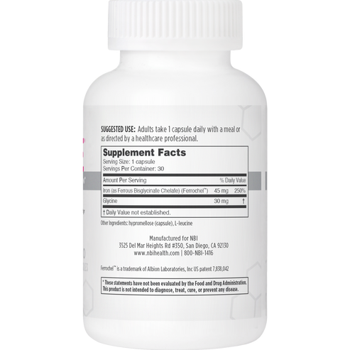 FerroSolve Iron Supplement for Healthy Iron Levels | NBI
