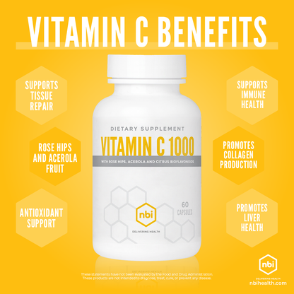 Vitamin C supplement for immune health support by NBI