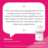 FerroSolve Iron Supplement for Healthy Iron Levels | NBI