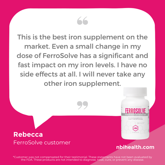 FerroSolve Iron Supplement for Healthy Iron Levels | NBI